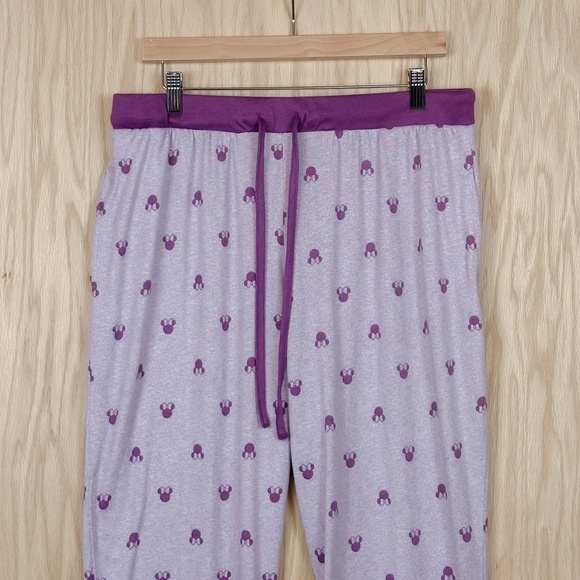 Disney Character Cozy Purple Minnie Mouse Pajama Set - Picture 10 of 16